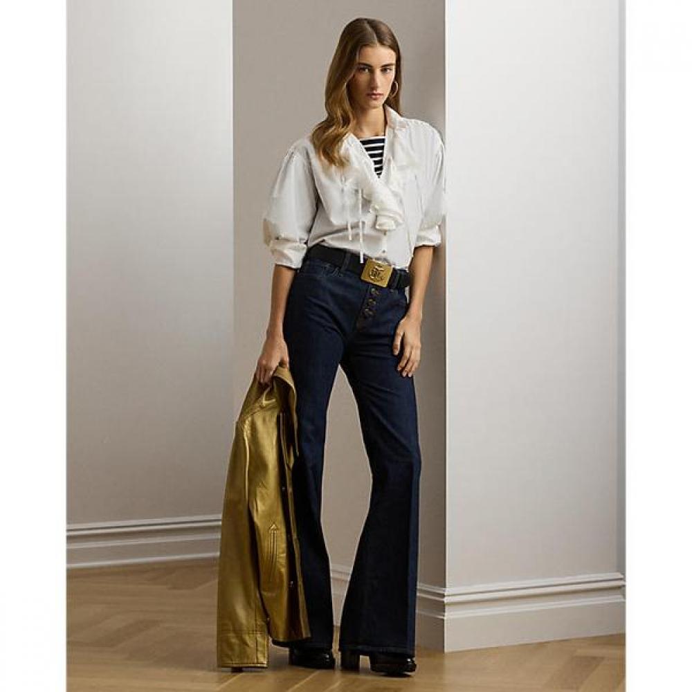 Lauren Ralph Lauren High Rise Flare Jeans  Wmlrdnms0920159400 0