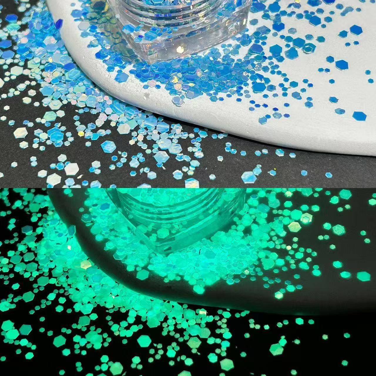

Luminous Glitter Nail Art Sequins - DIY Crafts & Christmas Decorations