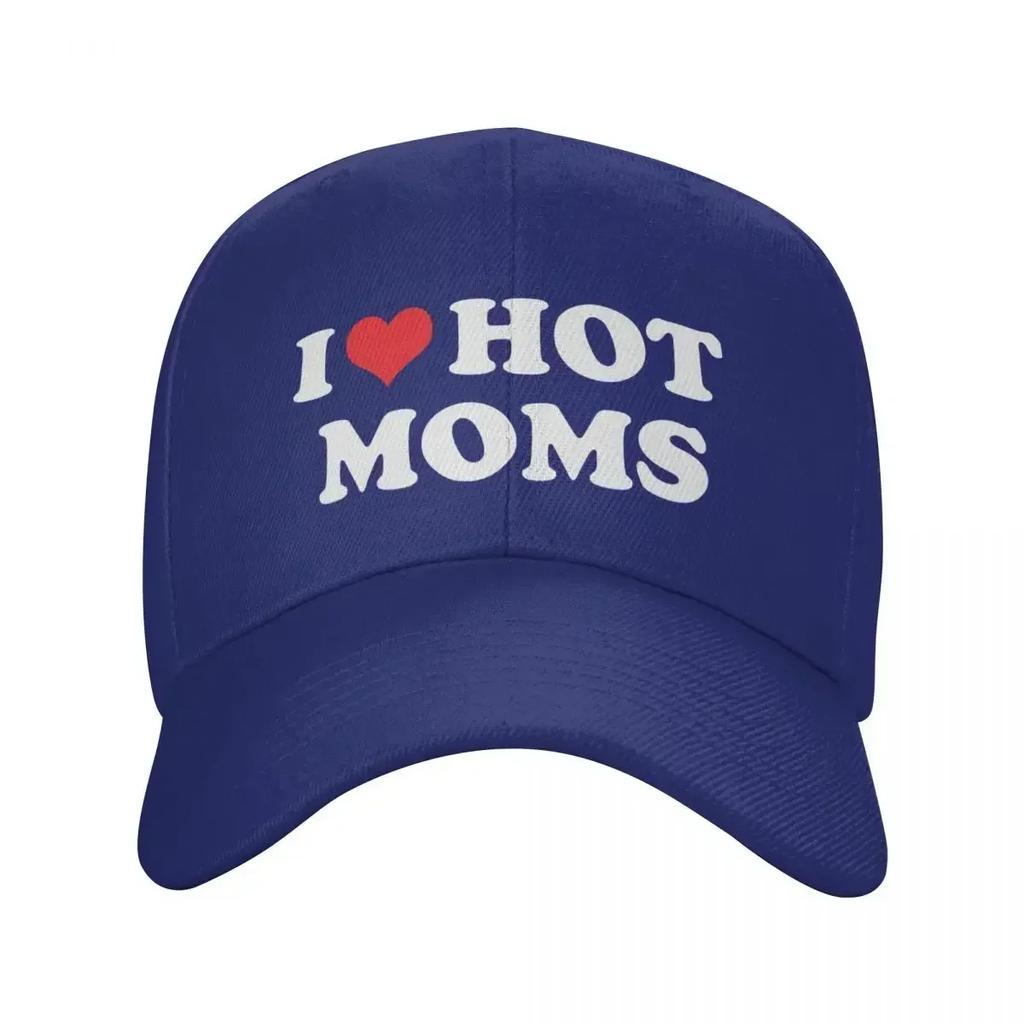 Klassisk Jag Älskar Heta Mammor Baseballkeps Herr Dam Personlig Justerbar Vuxen Pappa Hatt Sommar Snapback Kepsar Truckerkepsar