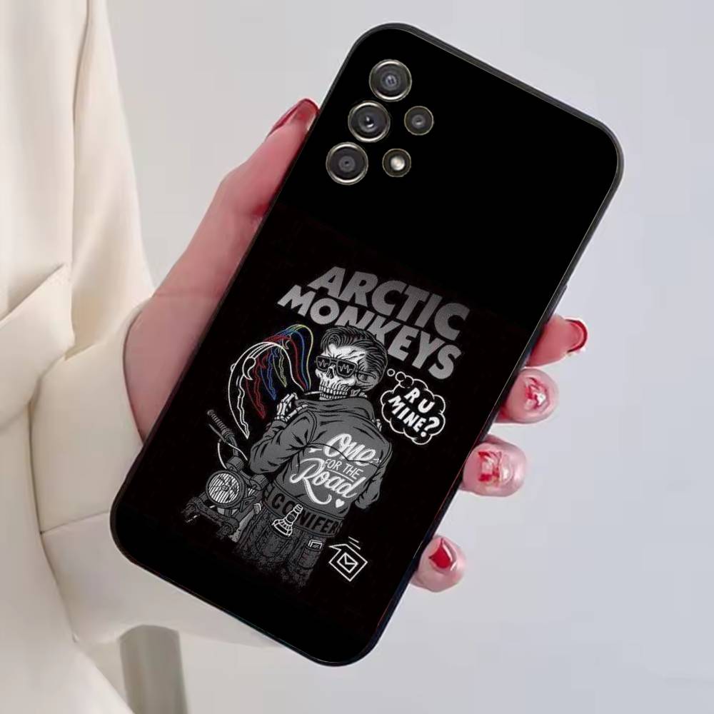 

A-Arctic M-Monkeys Band Phone Case For Samsung S25,S24,S21,S22,S23,S30,Ultra,S20,Plus,Fe,Lite,Note,10,Black Cover Samsung S24fe