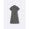 GU by Uniqlo Light Denim Work Shirt Dress  Short Sleeve  +ec