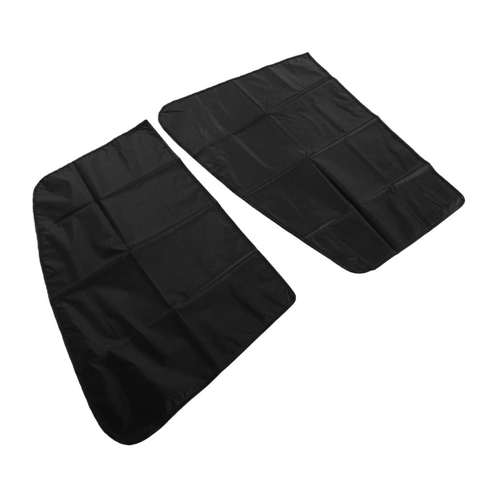 2PCS Car Window Shade Efficient Heat and Glare Blocking Car Side Window Sunshade Black Privacy Protection