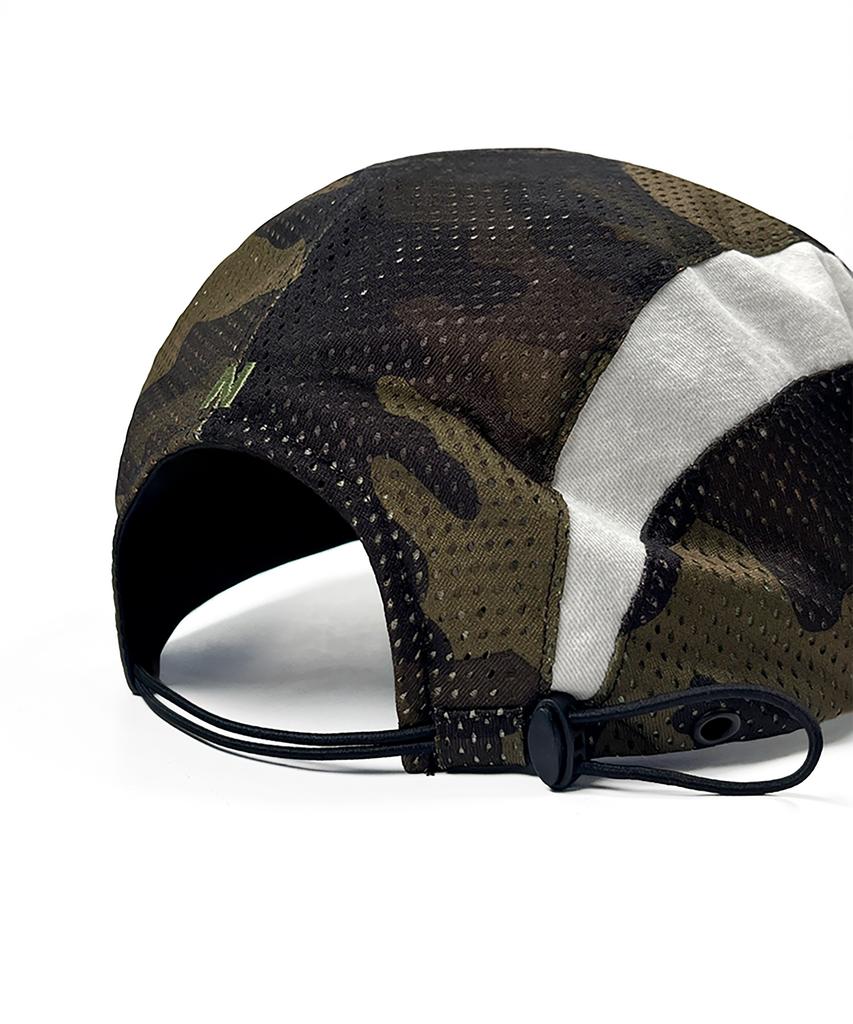 Nyuteib Track Mesh Oversized Camp Cap - Camo
