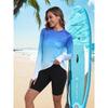 Magliette da Donna a Manica Lunga Protezione UV Rash Guard Leggere Asciugatura Rapida SPF Top da Escursionismo per Esterno