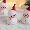 1ks Vonné svíčky Kreativní kreslené ozdoby Foto rekvizity Sněhulák Roztomilá bílá Vintage Dekorativní stolní dekorace Dárky
