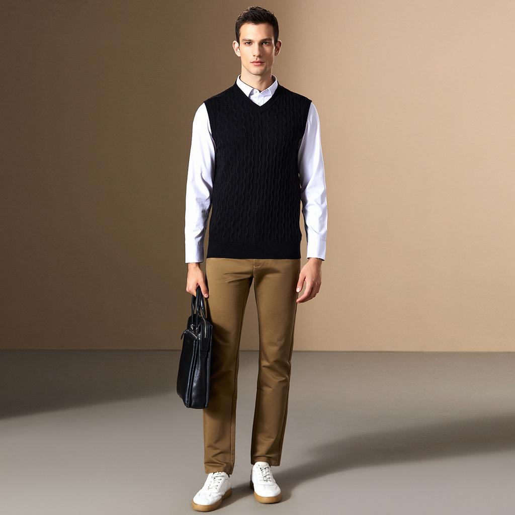 Men's Twisted V-Neck Vest