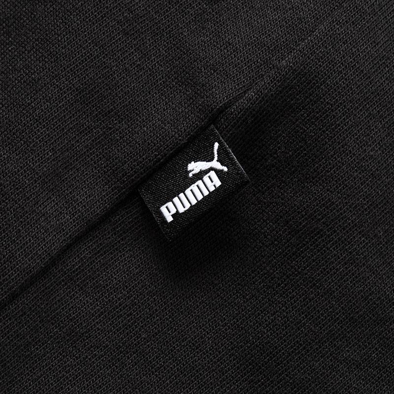 Puma Brand Logo Casual Crew Neck Short Sleeve T-Shirt Women Tops Black 682164-01