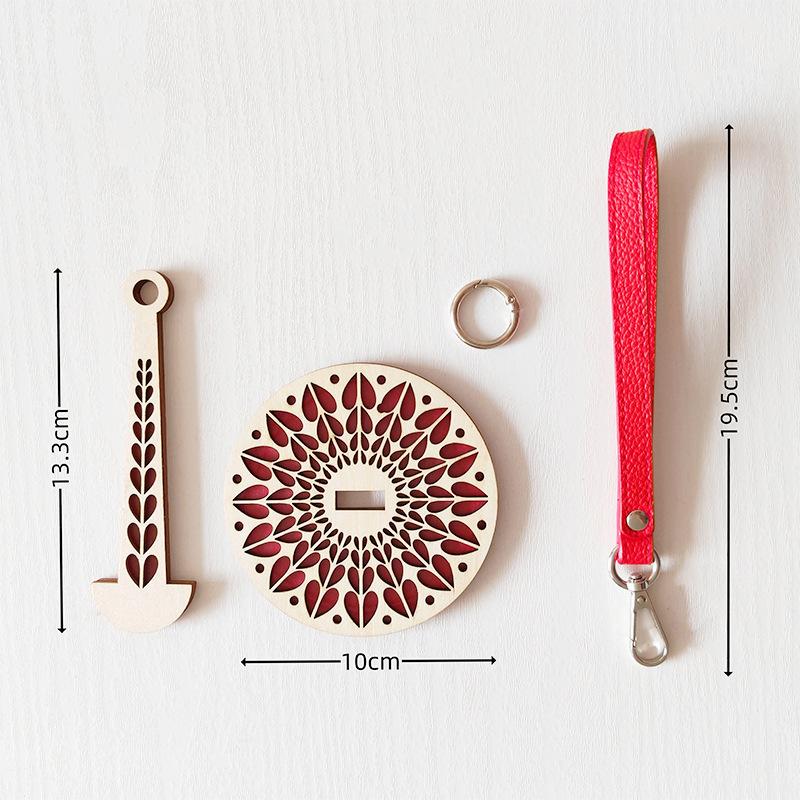 Portable wrist yarn stand wooden products