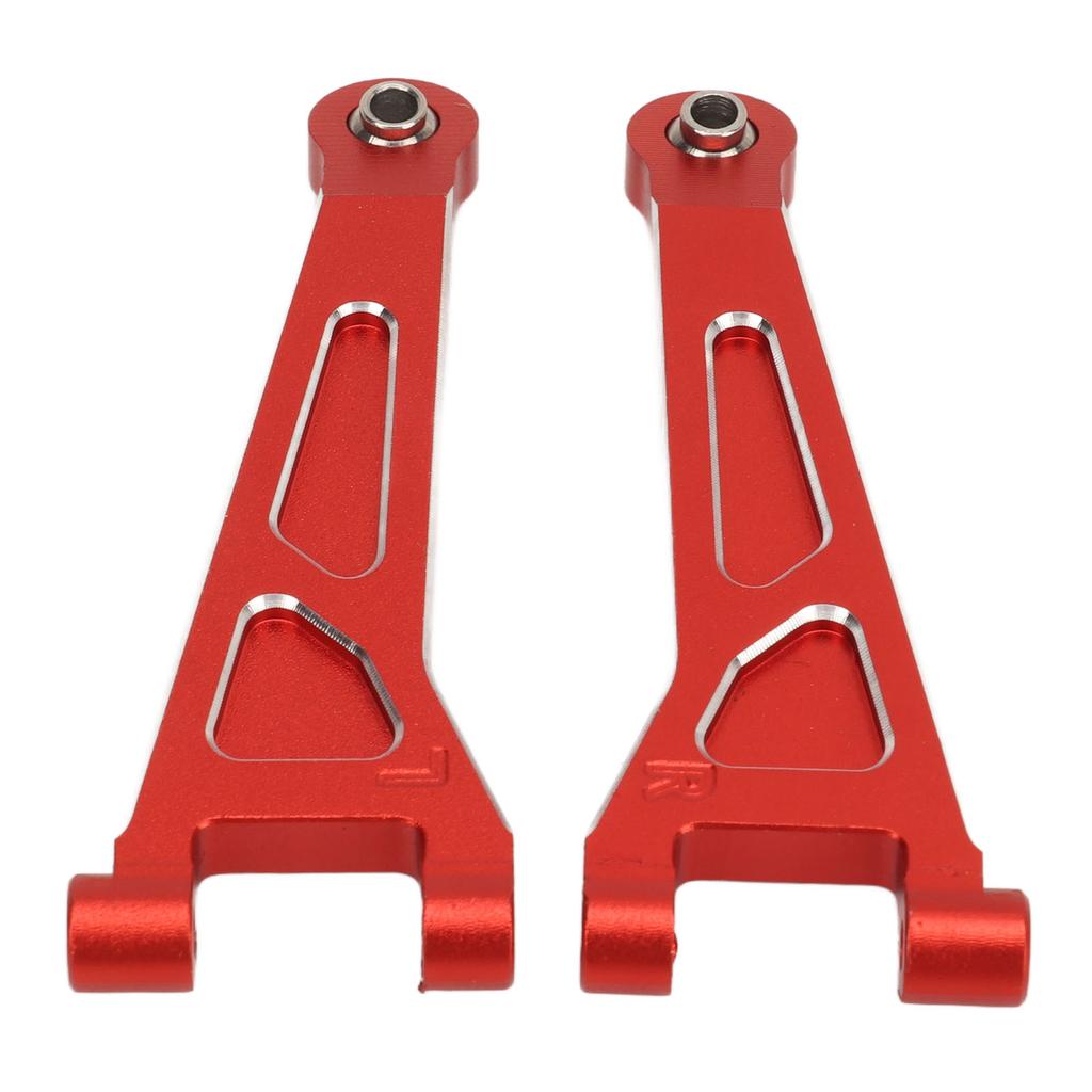 1 Pair RC Car Upper Suspension Arm Aluminum Alloy RC Car Front Upper Arm for MJX 114 14210 Red