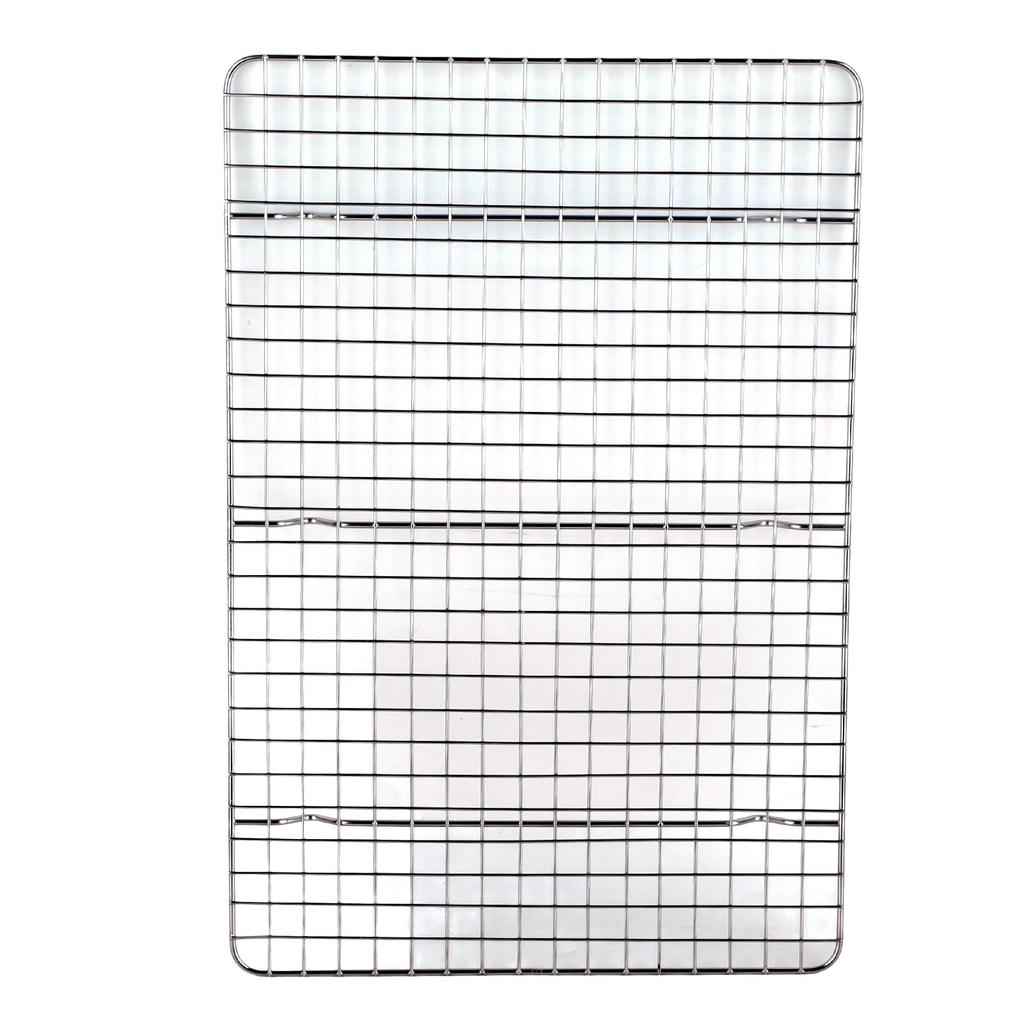 Checkered Cooling Rack 304 Stainless Steel Grid Deformation Resistance Baking Wire Rack for Home Bakery Bread Cake Cooky