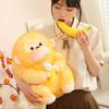 Banana Monkey Plush Pillow Cute Golden Monkey Stuffed Animal Toy Soft Banana Monkey Kawaii Plushie Gifts for Kids Adults Home Decor