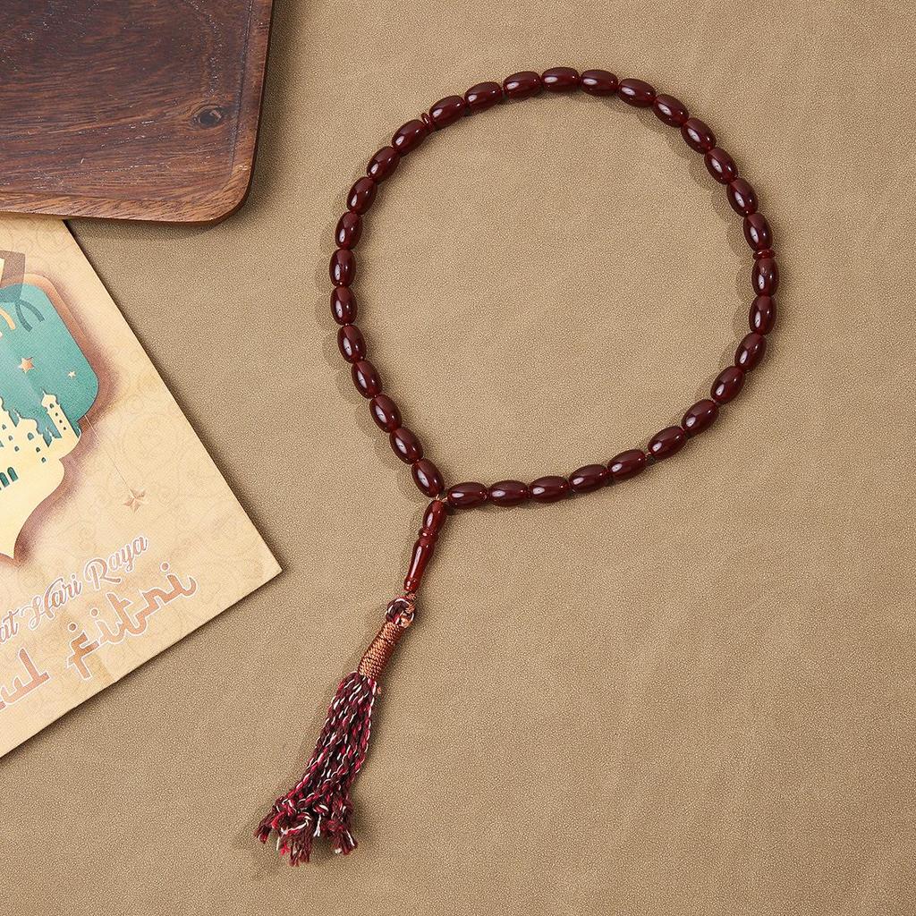 Middle Eastern Style Muslim Prayer Beads Bracelet - 33 Kuk Beads Tasbih Rosary