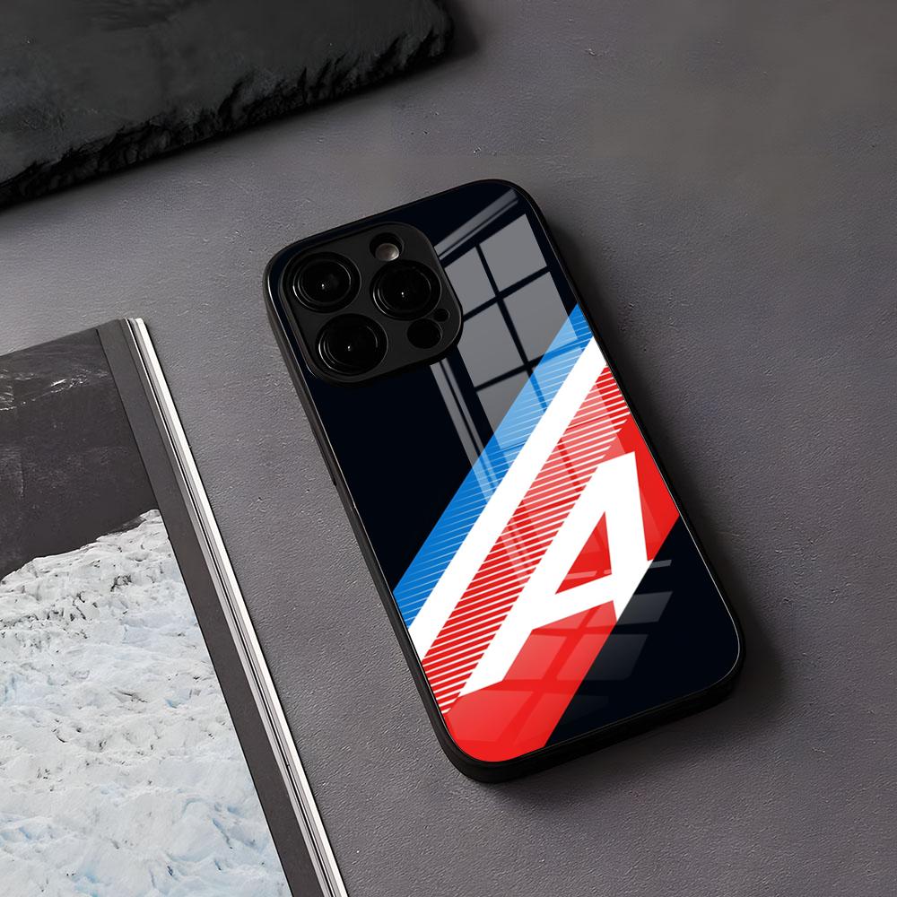 Alpine Logo Trikolóra Francouzský Kryt na Telefon Pro IPhone 17 Air 16 E Pro Max 15 14 13 Mini 12 Pro 11 Max Plus Černý Skleněný Kryt
