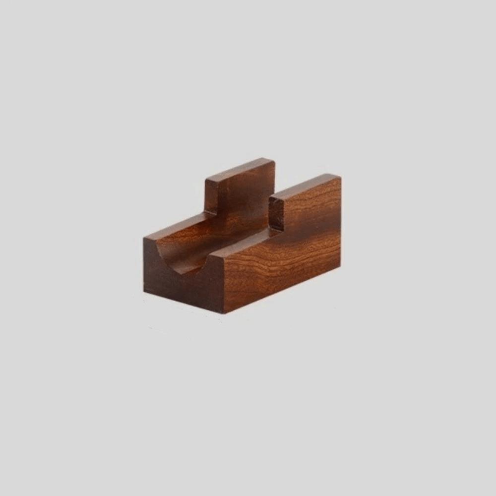 Thickened Walnut Sushi Rack Japanese Style Sushi Wooden Tray Food Display Rack  Kitchen Tool Style B 2.01x3.58in