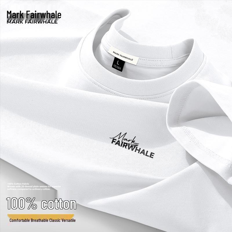 Mark Fairwhale Men's Casual Cotton Short Sleeve T-Shirt