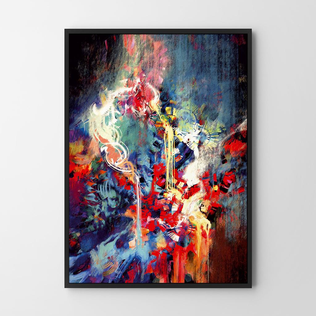 Poster abstract - pictură abstractă