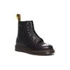 Dr. Martens Round Toe Zipper Chunky Heel Short Boots Women Boots Black 31682001