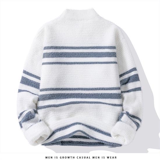 

Maden свитер с воротником-стойкой, мужские свободные водолазки, базовые трикотажные рубашки, осень-зима, однотонные толстые пуловеры, мягкое нижнее белье, топ Homme 3XL серый