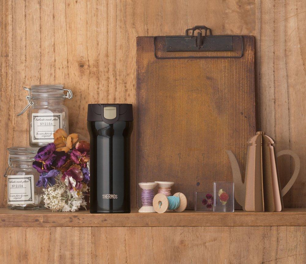 Thermos Bicchiere Termico Portatile Isolato Sottovuoto Marrone JNM-360