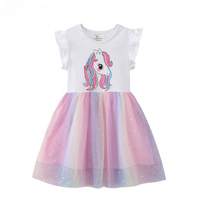 New Children's Dress for Girls Summer Dress Super Foreign Children Dress