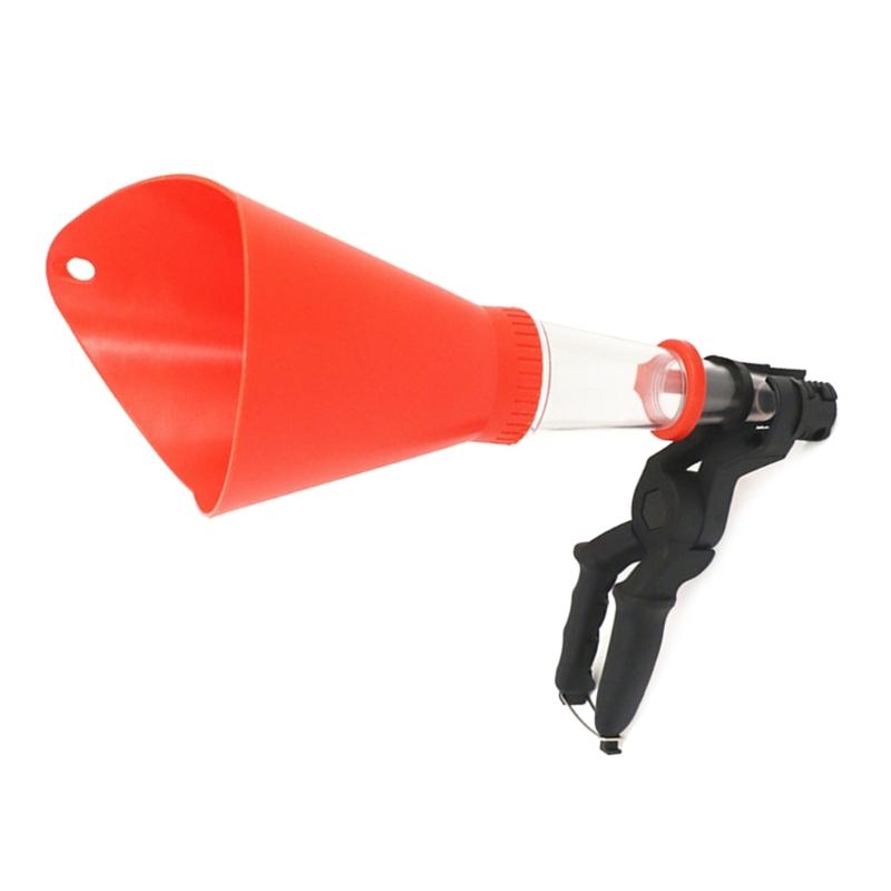Universal Oil Filter, Engine Oil Funnel with Adjustable Fixed Clamps, Oil Filling Pour Tool Fast Oil Changing Funnel