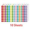750-2250Pcs  Happy Face Star Stickers For Chart Behavior Label Sticker Diy Craft Stationery Decals Decor Phone Laptop Gift Suppl