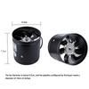 4 Inch Metal Exhaust Duct Fan for Kitchen and Bathroom Wall Mount Ventilation Extractor Fan for Home Toilet Pipe