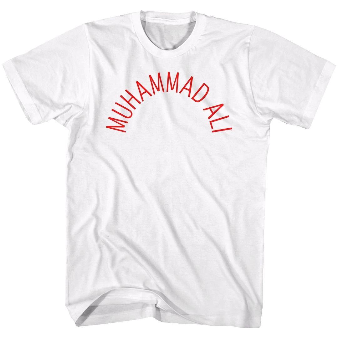 Muhammad Ali Arch Text White Icon  Children s T-shirt 130