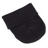 Black Warm Hat High Elasticity Acrylic Fiber Thermal Hat for Autumn Winter Black Imp Decoration