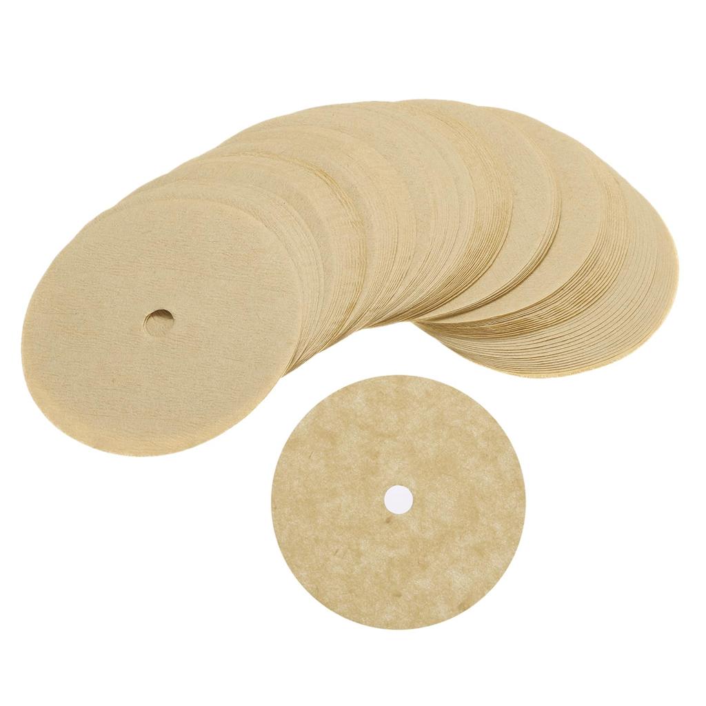 Uxcell Round Paper Coffee Filters with Holes, 2.52" OD, for Espresso Makers, Cafes, and Offices, Pack of 400