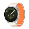 Two Color Magnetic Silicone Band Compatible with Samsung Galaxy Watch9 Watch8 40/44mm Watch 8 Classic 46mm Sport Wrist Bracelet