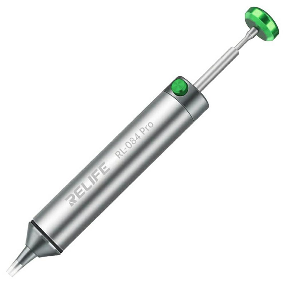 

RELIFE RL-084 Pro Aluminum Alloy Desoldering Gun Strong Suction Automatic Rebound for Electronics Repair A