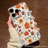 Halloween Pumpkin Illustration for Apple iPhone11/12/13/14/15/16ProMax Transparent Case 8