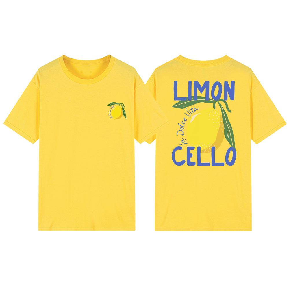 Italian T-shirt, Women's Short Sleeve Round Neck T-shirt, Retro Pattern T-shirt