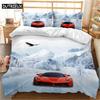 Sports Car Duvet Cover Set Luxury High Quality 3D Printed Bedding 2/3pcs Double Queen King Bedclothes Adults Boys Home Textile