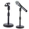 360° Rotating Mini Desk Microphone Stand Sturdy Foldable Microphone Clip  Desk Mount