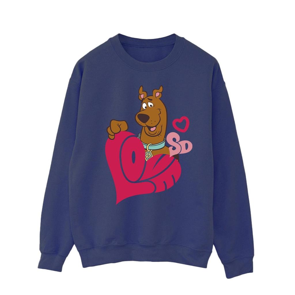 Scooby Doo Herren Love Heart Sweatshirt