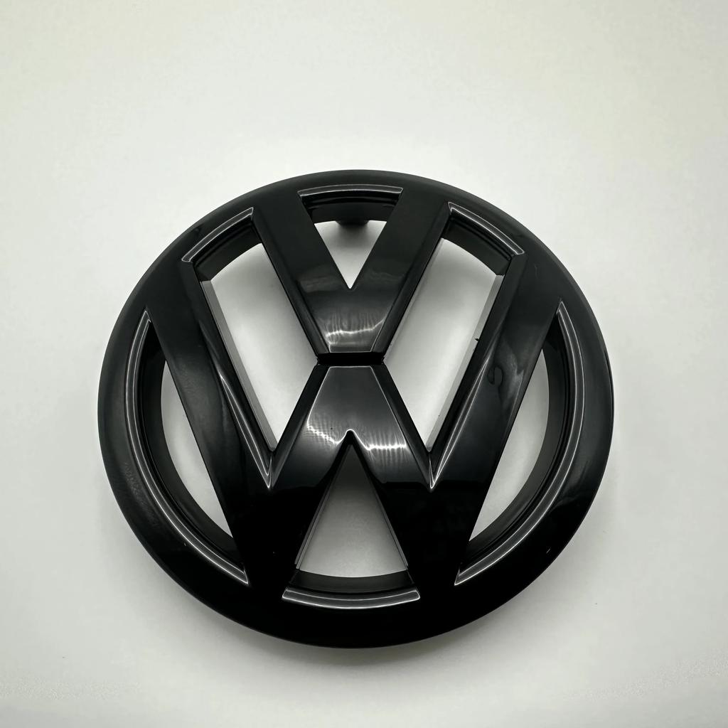 2026 Hot Emblems For VW Volkswagen Jetta MK5 Golf Gloss Black Replacement 135mm Front Grill Emblem Or 110mm Rear Trunk Lid Car B BJKMN1
