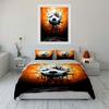 Soccer Ball with Splashes. Bedding Sets Duvet Cover Sets Duvet Covers Pillowcases(1 * Duvet Cover 2 * Pillowcases Without Duvet Insert)
