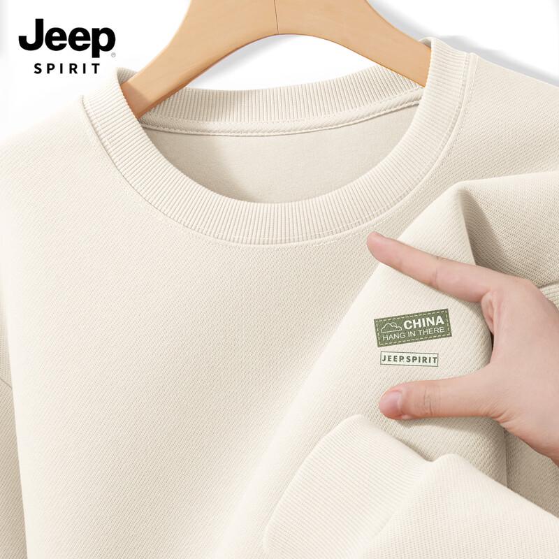 JEEP SPIRIT Men's 2025 Casual Pullover Sweatshirt