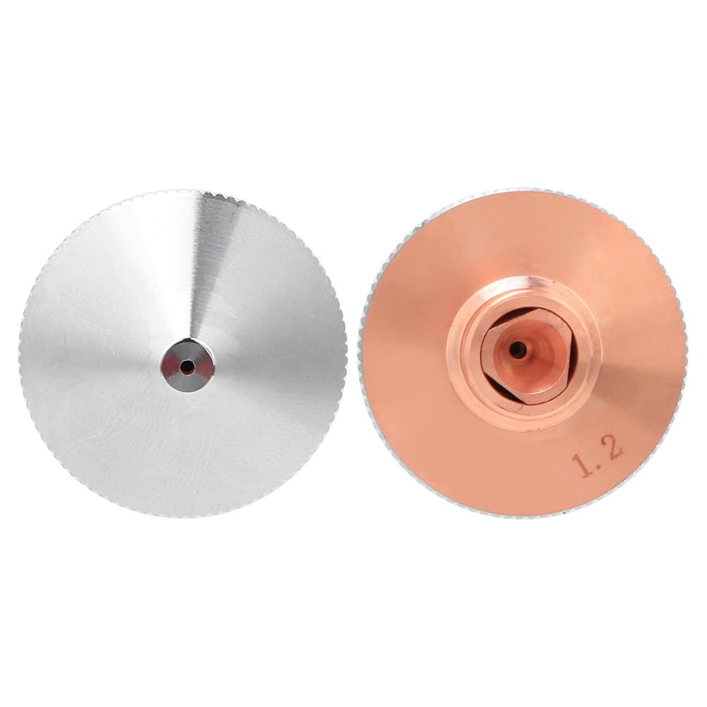 Laserdüse Messing Doppelschicht für Faserlaserschneid-Graviermaschine 1.01.2mm1.2mm