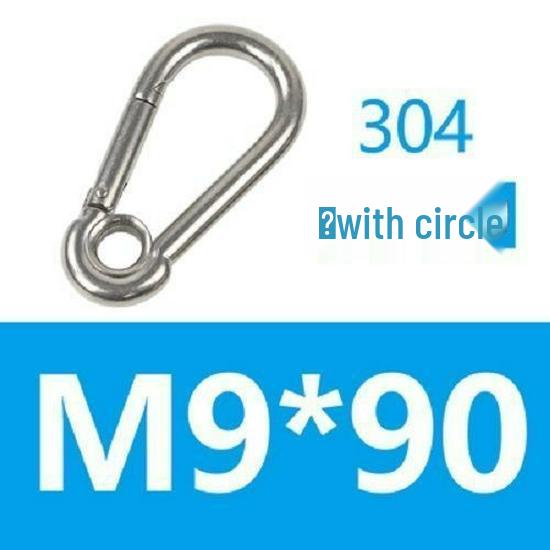 304 Edelstahl Schnellverbindungs-Karabinerhaken Hundeleine Sicherheitsverbinder