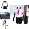 Lebendiges Danganronpa Ibuki Mioda Kostüm mit stilvollem Kleid und Zubehör-Set