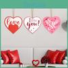 Stylish I Love You Heart Ornament For Memorable Valentines Day Decorations