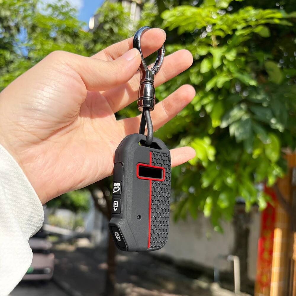 

Keychain Key Case Cover For KIA KN Sportage R Stinger Sorento Ceed Cerato Forte Niro Soul Telluride GTLine Silicone Accessories