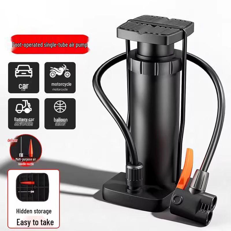 

Портативный электрический ножной насос высокого давления с аккумулятором для бытового и спортивного оборудования