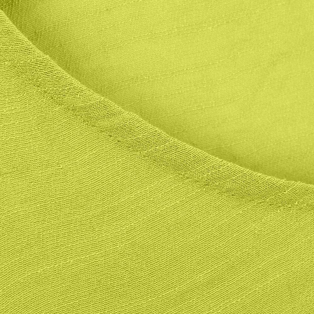 Womens Ladies Casual Plus Size Loose Cotton Linen Color Tops Shirt Blouse