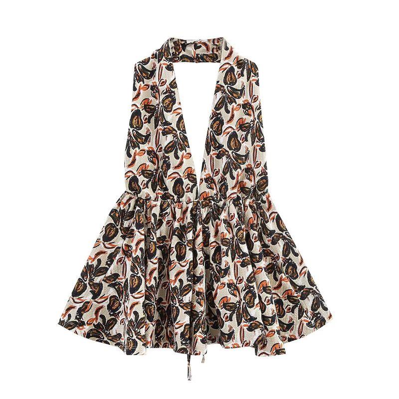 Jnleaog Spring New Arrival Women's Clothing Fashion Style French Fashion Design Floral Print Casual Jumpsuit