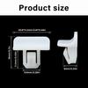 20pcs Car Front Grille Buckle Fixing Clips 68225214AA Replacement Retainer Clip Rear Bumper Guard Fastener Clip