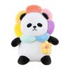 Cute Sunflower Bear Throw Pillow Doll Plush Toy Cute National Treasure Panda Doll For Girls